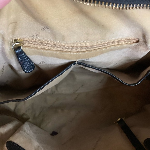 BRAHMIN ANNA BLACK TUSCAN LEATHER VINTAGE SHOULDERBAG TOTE - Picture 11 of 13